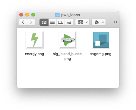 Folder containing icons with transparent backgrounds or solid backgrounds